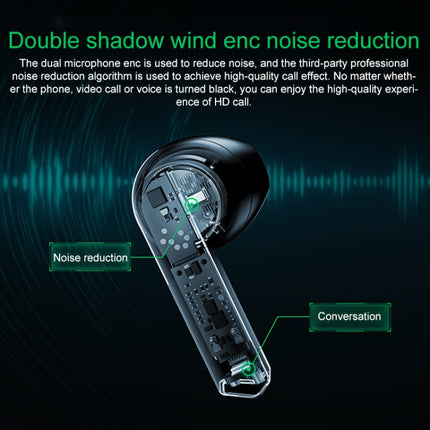 Original Xiaomi Black Shark Noise Reduction True Wireless Bluetooth Earphone (White)-garmade.com