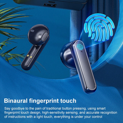 V9 Mirror Noodle Wireless Bluetooth Earphone with Charging Compartment (Black)-garmade.com