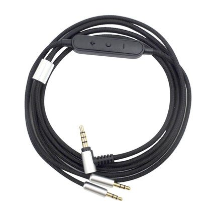 ZS0096 Wired Control Version Headphone Audio Cable for Sol Republic Master Tracks HD V8 V10 V12 X3 (Black)-garmade.com