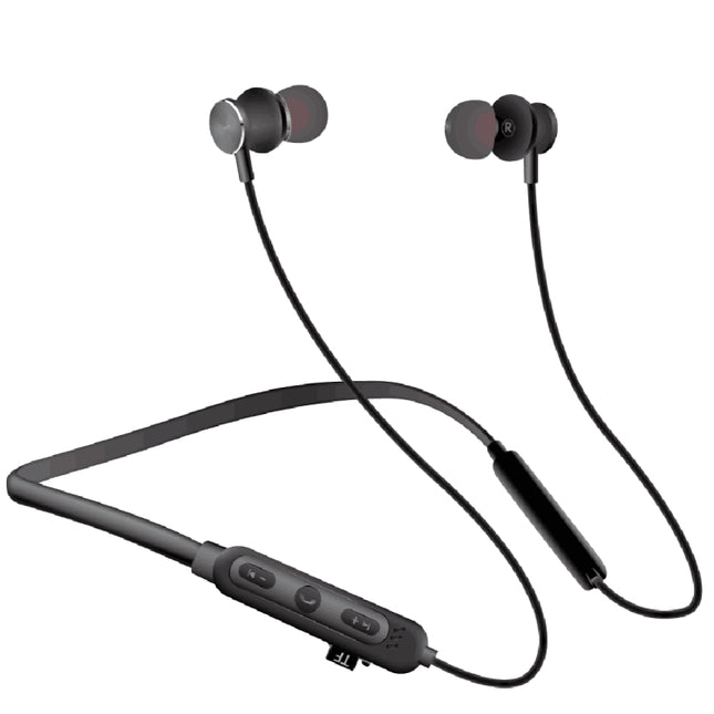 MG-G24 Bluetooth 4.2 Sport Wireless Bluetooth Earphone, Support Card(Black)-garmade.com