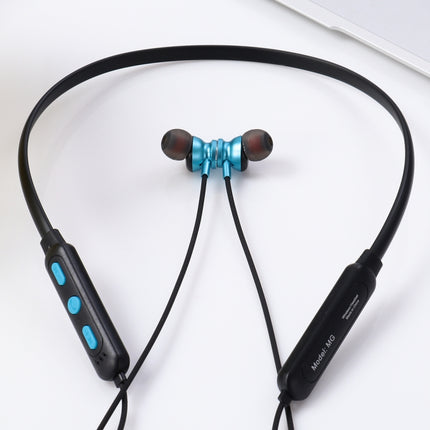 MG-G24 Bluetooth 4.2 Sport Wireless Bluetooth Earphone, Support Card(Black)-garmade.com