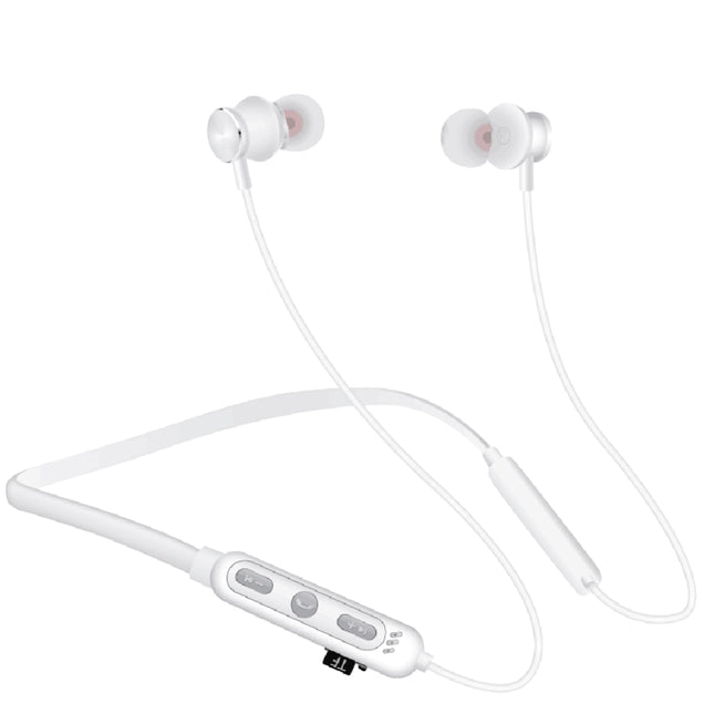 MG-G24 Bluetooth 4.2 Sport Wireless Bluetooth Earphone, Support Card(Silver)-garmade.com