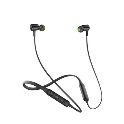 awei G30BL Neck-mounted Wireless Bluetooth Sports Stereo Earphone(Black)-garmade.com