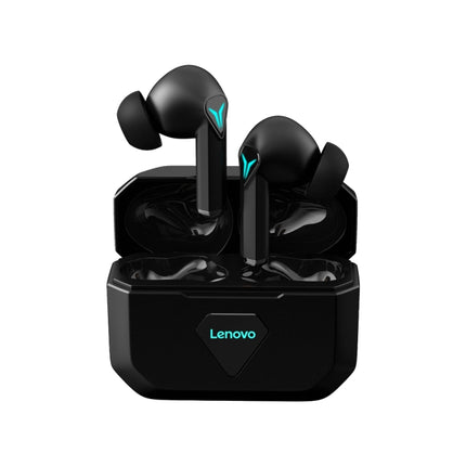 Lenovo LivePods GM6 Wireless Bluetooth 5.0 TWS Gaming Earphones with Charging Box (Black)-garmade.com