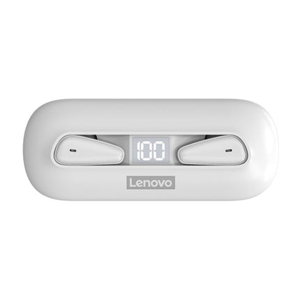 Lenovo LivePods XT95 Ultra-thin Portable Wireless Bluetooth 5.0 Earphones with Charging Box (White)-garmade.com