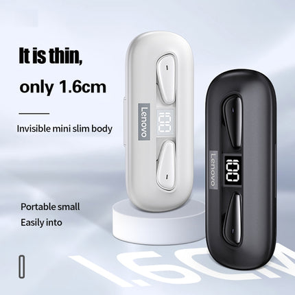 Lenovo LivePods XT95 Ultra-thin Portable Wireless Bluetooth 5.0 Earphones with Charging Box (White)-garmade.com