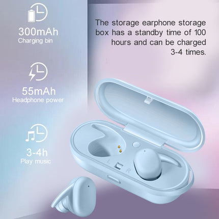 DT-7 IPX Waterproof Bluetooth 5.0 Wireless Bluetooth Earphone with 300mAh Magnetic Charging Box, Support Call(Green)-garmade.com