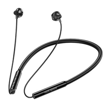 ROCK B5 Neck-mounted Magnetic Sports Bluetooth Earphone, Support Call & Wire Control-garmade.com