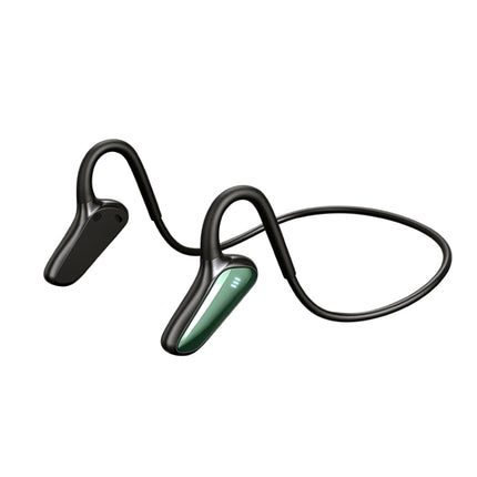 M-D8 IPX5 Waterproof Bone Passage Bluetooth Hanging Ear Wireless Earphone (Green)-garmade.com