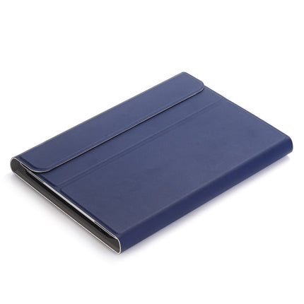 A05 Bluetooth 3.0 Ultra-thin ABS Detachable Bluetooth Keyboard Leather Tablet Case for iPad mini 5, with Holder(Dark Blue)-garmade.com