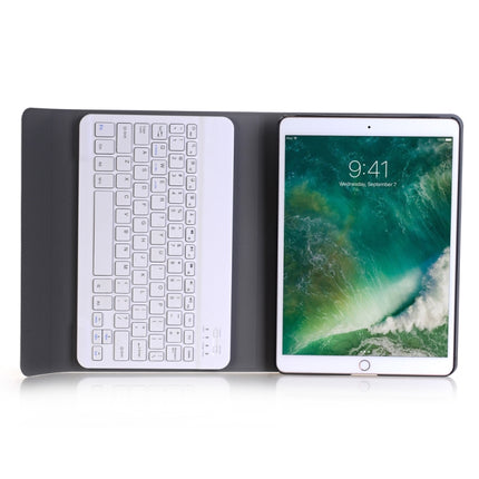 A09 Bluetooth 3.0 Ultra-thin ABS Detachable Bluetooth Keyboard Leather Tablet Case for iPad Air / Pro 10.5 inch (2019), with Holder (Gold)-garmade.com