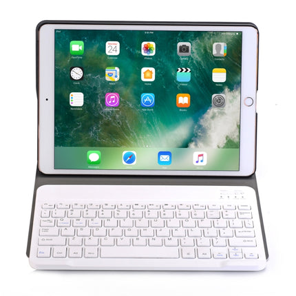 A09 Bluetooth 3.0 Ultra-thin ABS Detachable Bluetooth Keyboard Leather Tablet Case for iPad Air / Pro 10.5 inch (2019), with Holder (Gold)-garmade.com