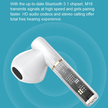 Original Xiaomi QCY M18 Bluetooth 5.1 True Wireless Bluetooth Earphone, International Version (White)-garmade.com