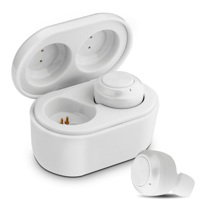 BTH-A6 Wireless Bluetooth 5.0 Earphone with Magnetic Charging Box (White)-garmade.com