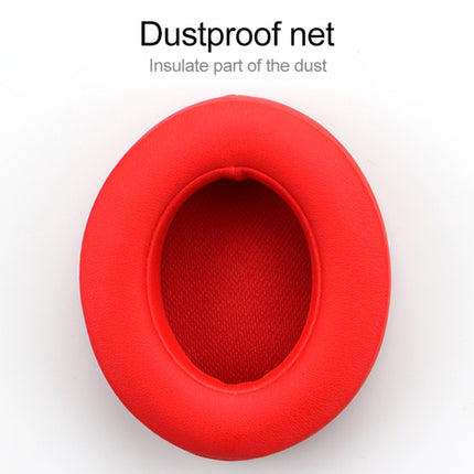 1 Pair Sponge Headphone Protective Case for Beats Studio2.0 / Studio3 (Red)-garmade.com