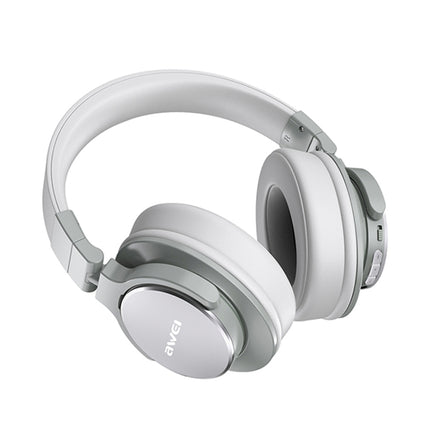 awei A710BL Foldable ANC Noise Cancelling Bluetooth Wireless Headset (Grey)-garmade.com