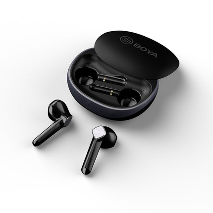 BOYA BY-AP100 True Wireless In-ear Stereo Headphones Bluetooth 5.1 Earphones (Black)-garmade.com