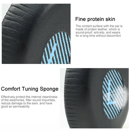 2 PCS For Bose QC3 Headphone Cushion Sponge Cover Earmuffs Replacement Earpads-garmade.com
