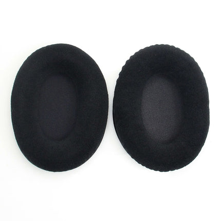 2 PCS For Kingston KHX-HSCP / HyperX Cloud II Headphone Cushion Flannel Black Net Sponge Cover Earmuffs Replacement Earpads-garmade.com
