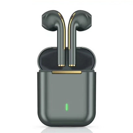 T&G J18 Bluetooth 5.1 TWS Wireless Binaural Bluetooth Earphone with Charging Box (Green)-garmade.com