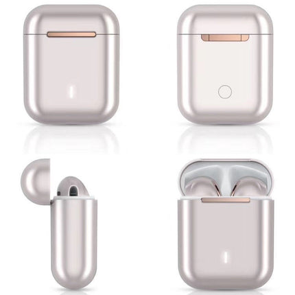 T&G J18 Bluetooth 5.1 TWS Wireless Binaural Bluetooth Earphone with Charging Box (Rose Gold)-garmade.com