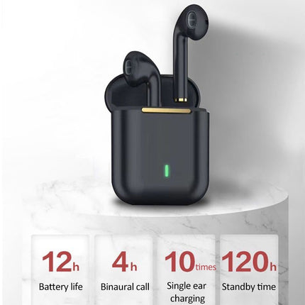 T&G J18 Bluetooth 5.1 TWS Wireless Binaural Bluetooth Earphone with Charging Box (White)-garmade.com
