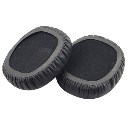 2pcs For JBL J55 / J55a / J55i Headphones Imitation Leather + Foam Soft Earphone Protective Cover Earmuffs(Black)-garmade.com