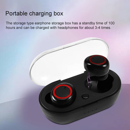 BTH-K08 TWS V5.0 Wireless Stereo Bluetooth Headset with Charging Case-garmade.com