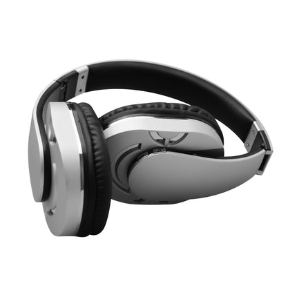 BTH-878 Foldable Wireless Bluetooth V4.1 Headset Stereo Sound Earphones (Silver)-garmade.com