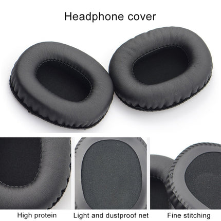 1 Pair Imitation Leather + Memory Foam Soft Headphone Jacket Earmuffs for Marshall monitor-garmade.com
