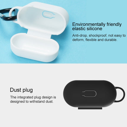 7 PCS Wireless Earphones Shockproof Silicone Protective Case for Apple AirPods 1 / 2(White + Green)-garmade.com