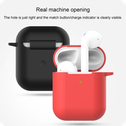 Wireless Earphones Shockproof Silicone Protective Case for Apple AirPods 1 / 2(Black)-garmade.com