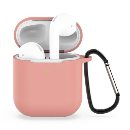 Wireless Earphones Shockproof Silicone Protective Case for Apple AirPods 1 / 2(Pink)-garmade.com