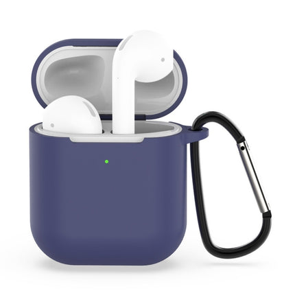 Wireless Earphones Shockproof Silicone Protective Case for Apple AirPods 1 / 2(Blue)-garmade.com