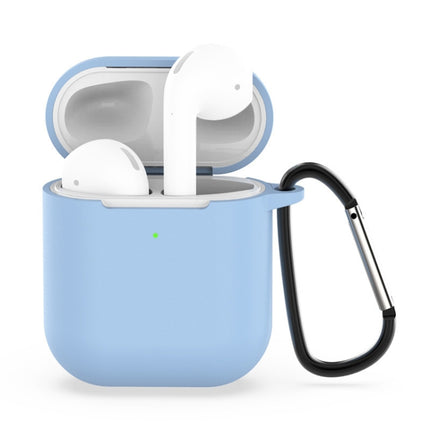 Wireless Earphones Shockproof Silicone Protective Case for Apple AirPods 1 / 2(Sky Blue)-garmade.com