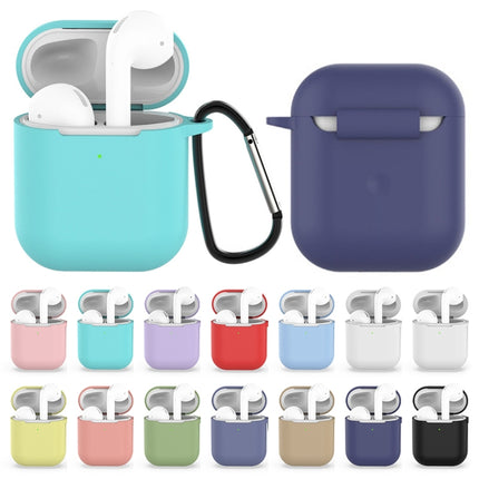 Wireless Earphones Shockproof Silicone Protective Case for Apple AirPods 1 / 2(Yellow)-garmade.com