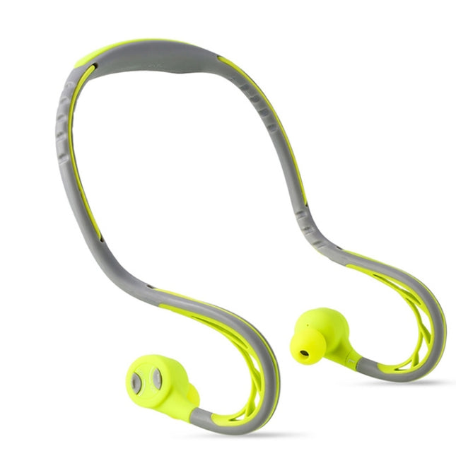 REMAX RB-S20 Bluetooth 4.2 Rotatable Ear Shell Rear-mounted Bluetooth Sports Earphone(Yellow)-garmade.com