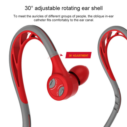 REMAX RB-S20 Bluetooth 4.2 Rotatable Ear Shell Rear-mounted Bluetooth Sports Earphone(Yellow)-garmade.com