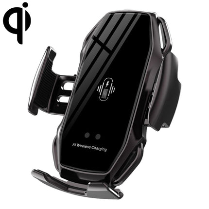A5 10W Car Infrared Wireless Mobile Auto-sensing Phone Charger Holder, Interface：USB-C / Type-C(Tarnish)-garmade.com