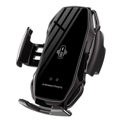 A5 10W Car Infrared Wireless Mobile Auto-sensing Phone Charger Holder, Interface：USB-C / Type-C(Tarnish)-garmade.com