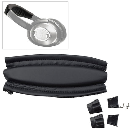 10 PCS For Bose QC2 / QC15 Headphone Head Beam Headgear Leather Cover with Plastic Parts + Screws-garmade.com