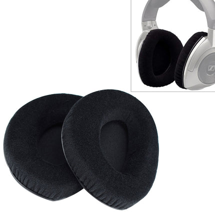 2 PCS For Sennheiser RS160 / 170 / HDR170 / 180 / 160 Flannelette Earphone Cushion Cover Earmuffs Replacement Earpads without Buckle-garmade.com