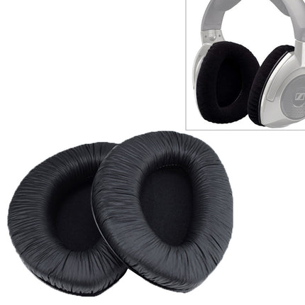 2 PCS For Sennheiser RS160 /170 / HDR 170 / 180 / 160 Wrinkled Skin Earphone Cushion Cover Earmuffs Replacement Earpads without Buckle-garmade.com
