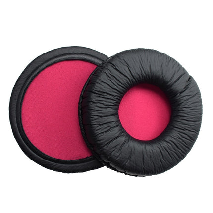 2 PCS For SONY MDR-V55 Earphone Cushion Leather Cover Earmuffs Replacement Earpads (Red)-garmade.com