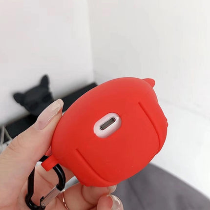 Lovely Puppy Wireless Earphones Shockproof Silicone Protective Case for Apple AirPods Pro(Black)-garmade.com