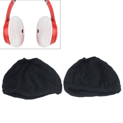 2 PCS Knitted Headphone Dustproof Protective Case for Beats Solo2 / Solo3(Black)-garmade.com