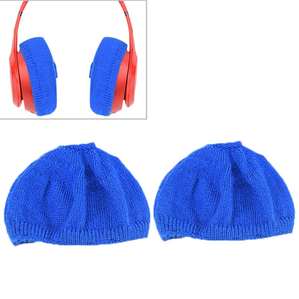 2 PCS Knitted Headphone Dustproof Protective Case for Beats Solo2 / Solo3(Blue)-garmade.com