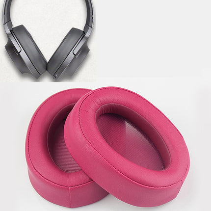 2pcs Sponge Headphone Protective Case for Sony MDR-100ABN / WH-H900N(Rose Red)-garmade.com