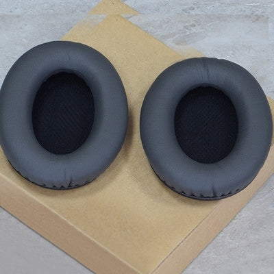 1 Pair Soft Earmuff Headphone Jacket with Black Soundproof Cotton for BOSE QC2 / QC15 / AE2 / QC25 (Dark Grey)-garmade.com