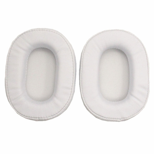 1 Pair Soft Sponge Earmuff Headphone Jacket for Audio-technica ATH-MSR7 / M50X / M20 / M40 / M40X(White)-garmade.com